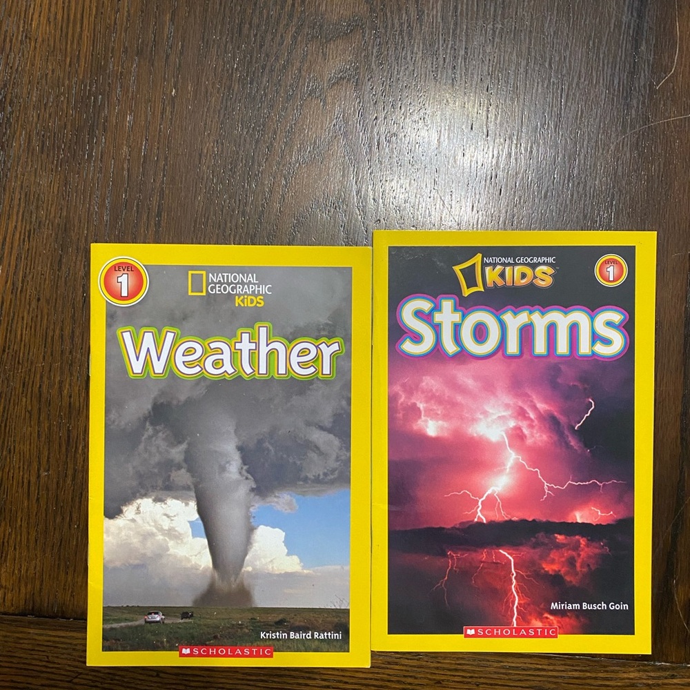 National Geographic Kids Weather and Storms Books Reader Level 1